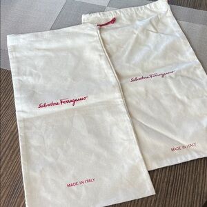 Salvatore Ferragamo shoe dust bags